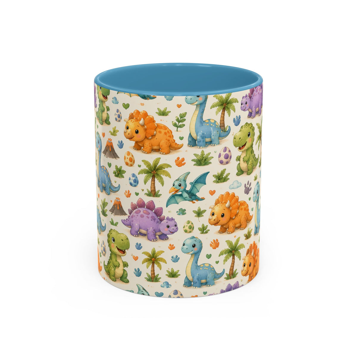 Accent Coffee Mug  (11/15 oz) - Baby Dinosaurs Nursery