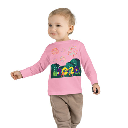 Toddler Long Sleeve Tee - Super kiddo on house - [[{"value":"Wonderwear Kid"}]]