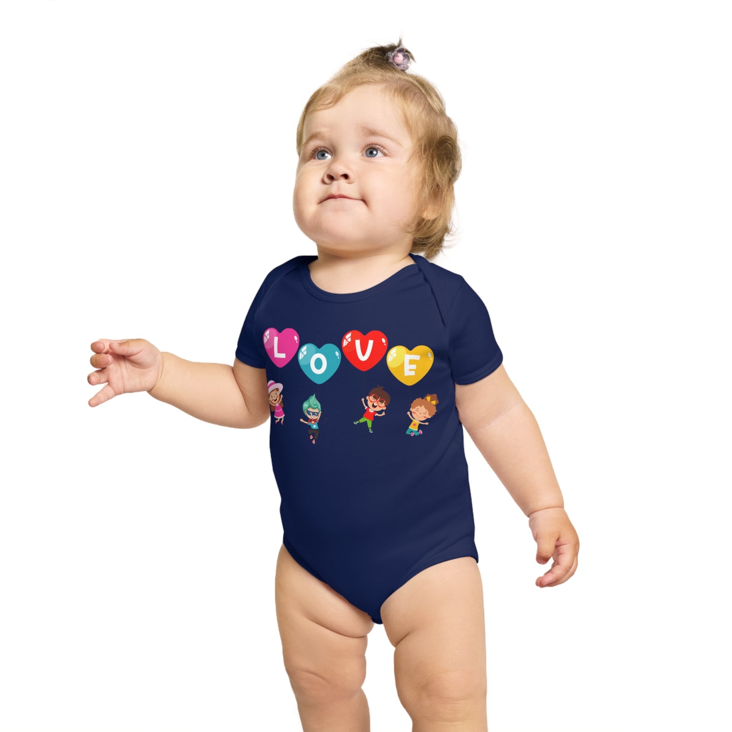 Infant Fine Jersey Bodysuit - Valentines -  Love - [[{"value":"Wonderwear Kid"}]]
