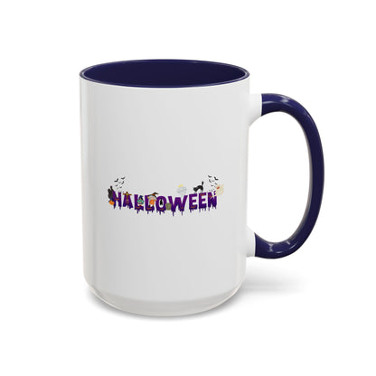 Accent Coffee Mug - Holloween word Printify