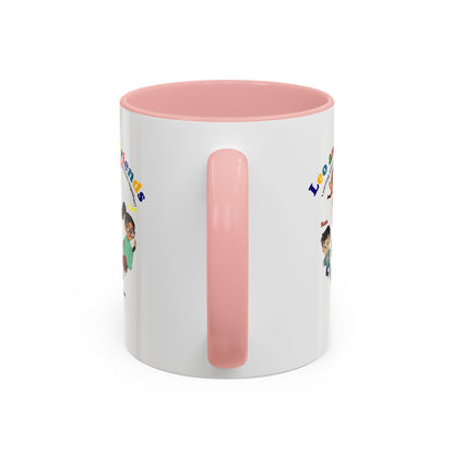 Accent Coffee Mug - Leo & Friends - Learning and growing - [[{"value":"Wonderwear Kid"}]]