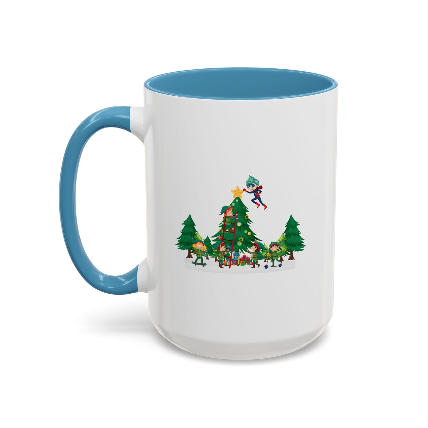 Accent Coffee Mug - Super kiddo putting the stars