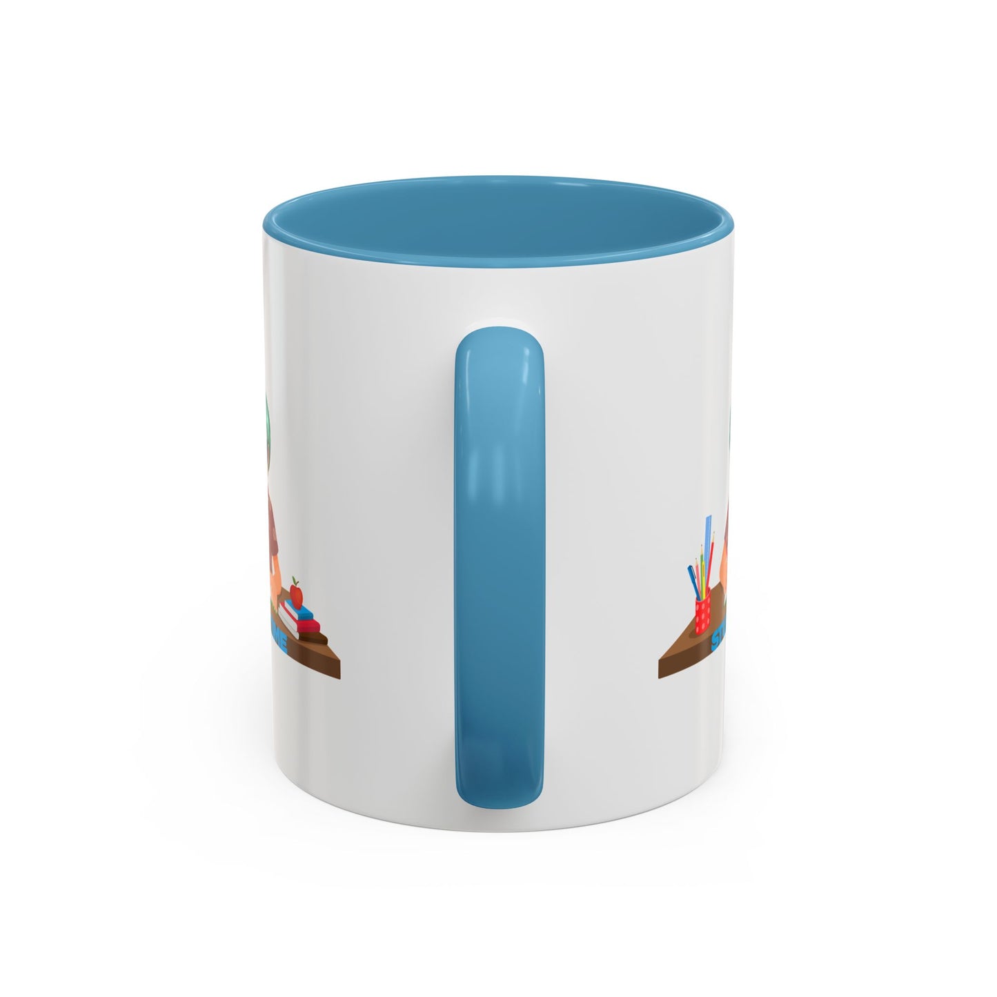 Accent Coffee Mug - Super kiddo studying