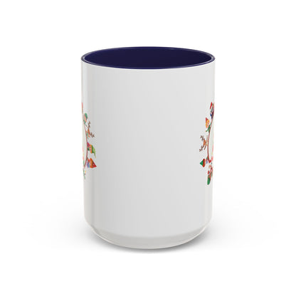Accent Coffee Mug - We wish you a merry christmas - [[{"value":"Wonderwear Kid"}]]