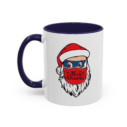 Accent Coffee Mug - Santa Super kiddo - [[{"value":"Wonderwear Kid"}]]