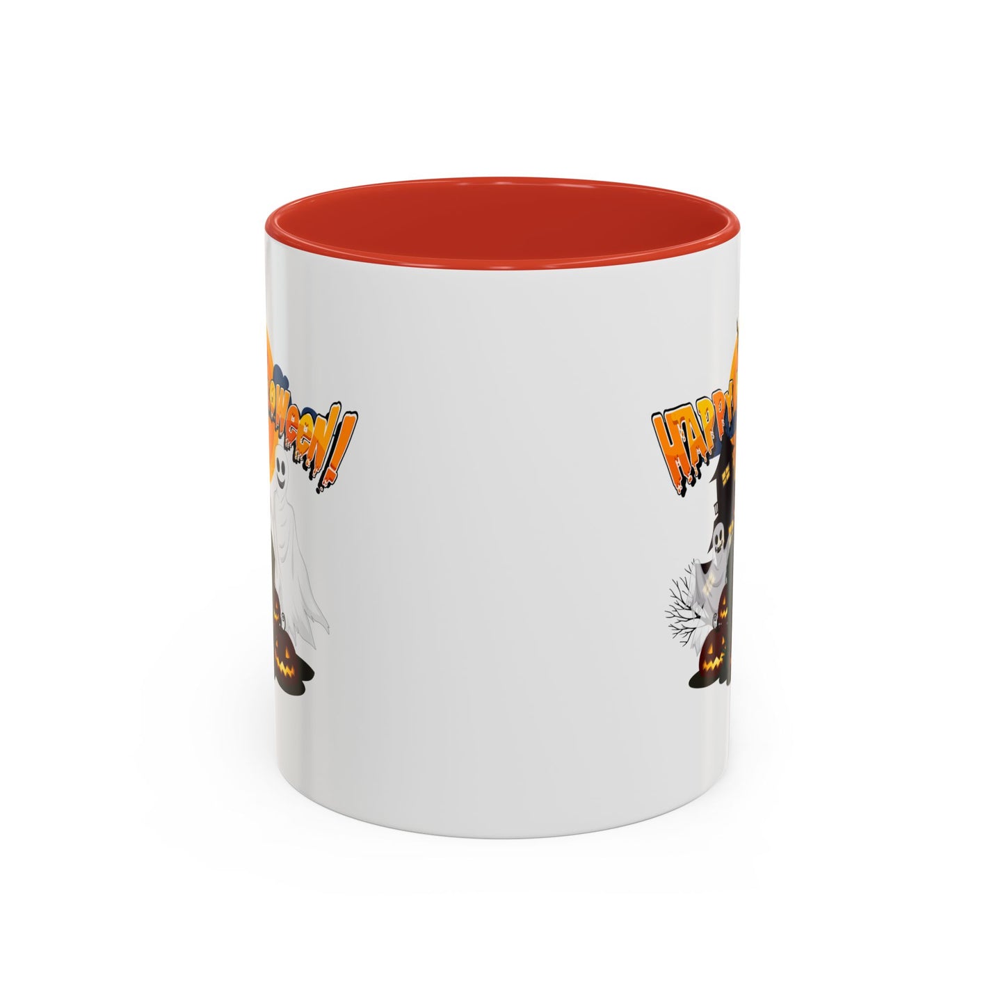 Accent Coffee Mug - Happy holloween - cemetery