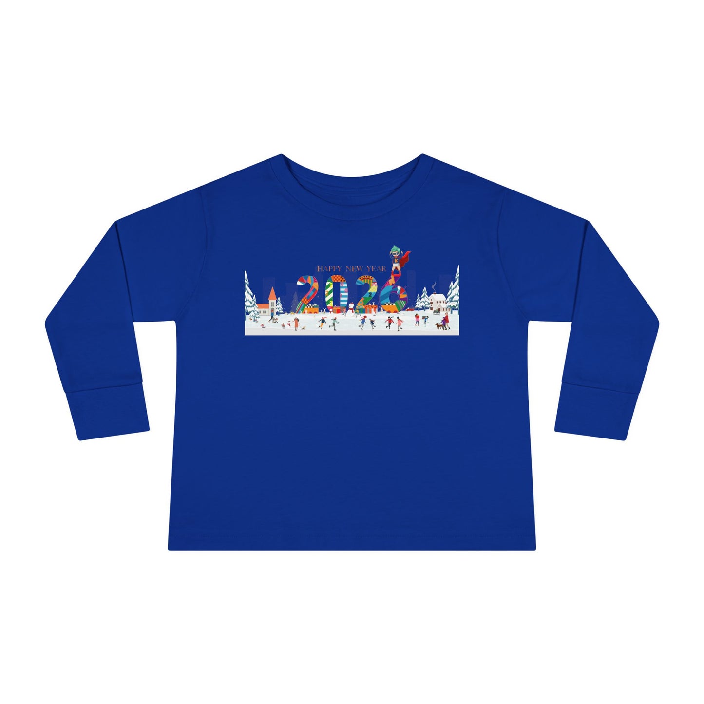 Toddler Long Sleeve Tee - Happy 2026 - [[{"value":"Wonderwear Kid"}]]