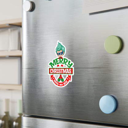 Christmas Kiss-Cut Vinyl Decals – Merry chridtmas from super kiddo - [[{"value":"Wonderwear Kid"}]]