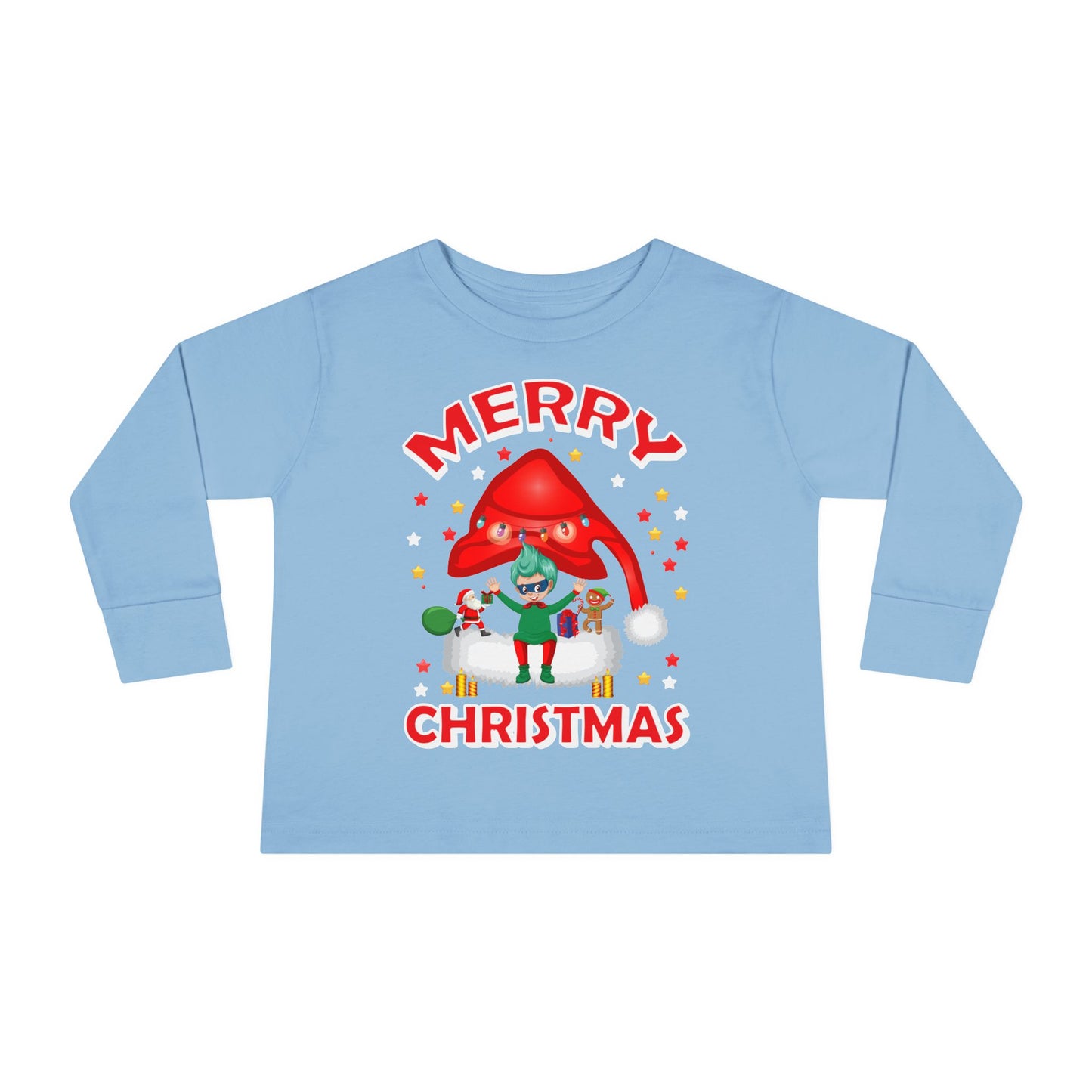 Toddler Long Sleeve Tee - Merry christmas - [[{"value":"Wonderwear Kid"}]]