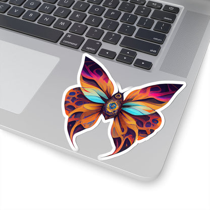 Kiss-Cut Vinyl Decals - beautiful butterfly Printify