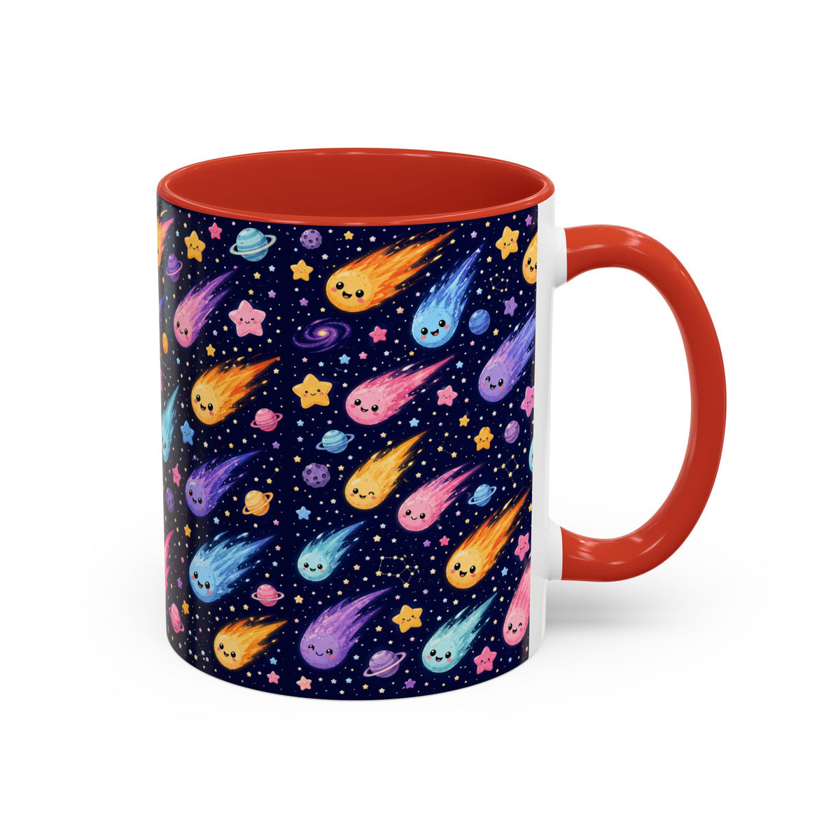 Accent Coffee Mug  (11/15 oz) - Cosmic Comet