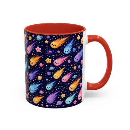 Accent Coffee Mug  (11/15 oz) - Cosmic Comet