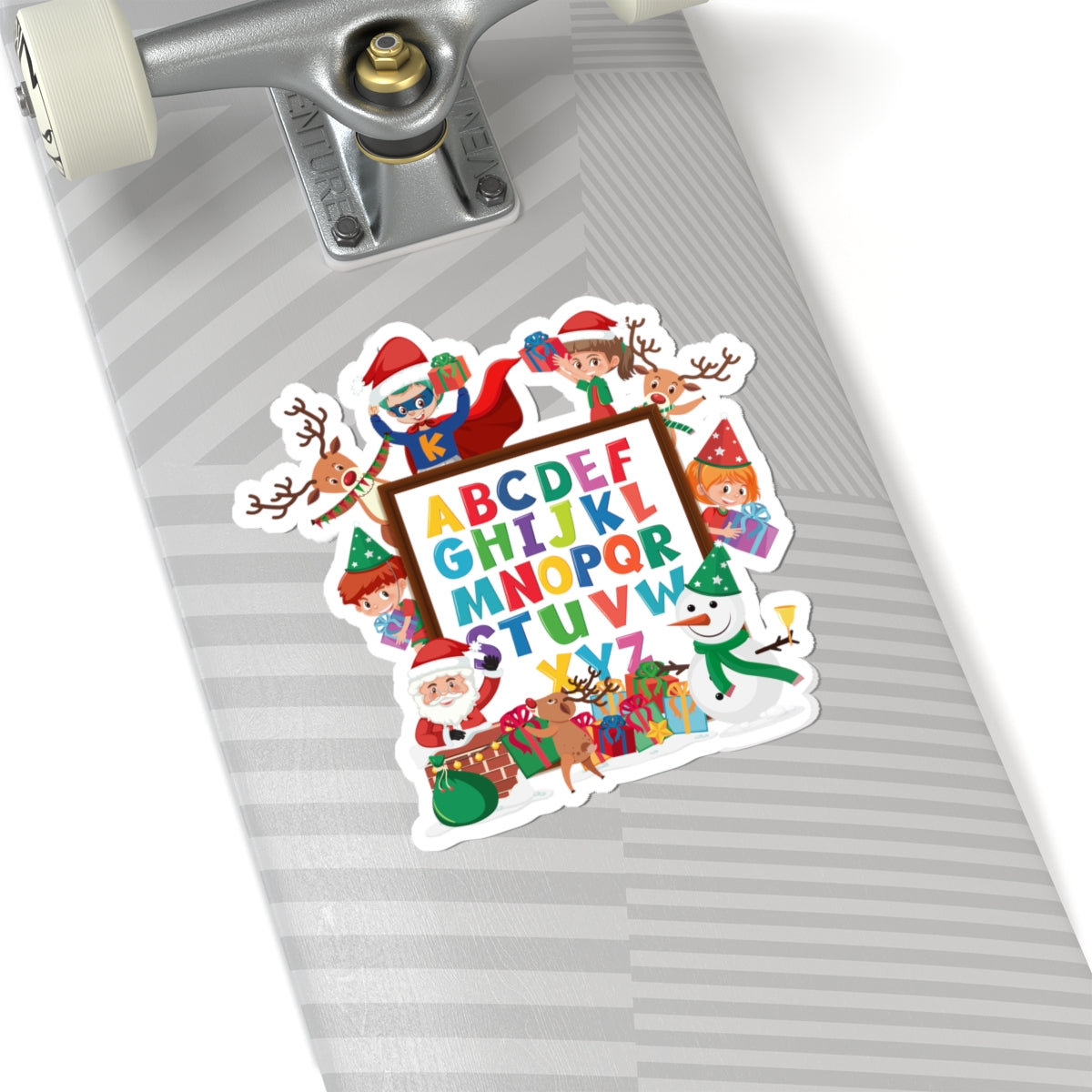 Kiss-Cut Stickers - Christmas alphabet with super kiddo - [[{"value":"Wonderwear Kid"}]]