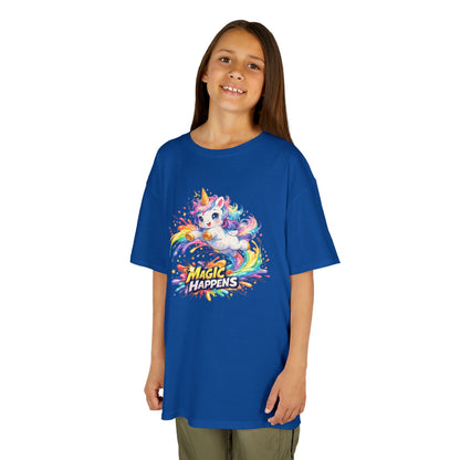 Kids Heavy Cotton™ Tee - Magic Happens