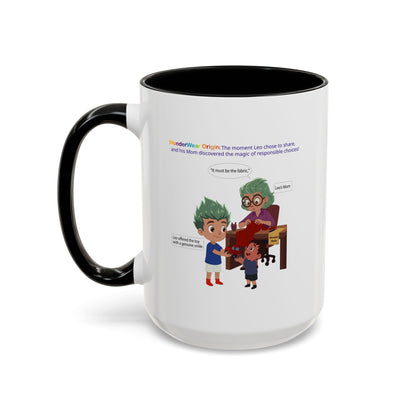 Accent Coffee Mug - WonderWear Origin - [[{"value":"Wonderwear Kid"}]]