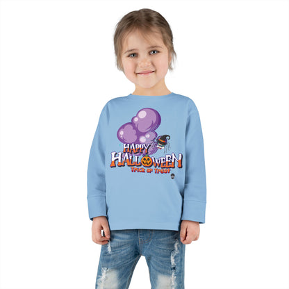 Toddler Long Sleeve Tee - Happy holloween - spider kiddo - [[{"value":"Wonderwear Kid"}]]