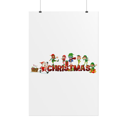 Rolled Posters - Christmas with santa claus and friends - [[{"value":"Wonderwear Kid"}]]