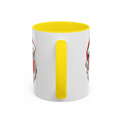 Accent Coffee Mug - Santa Super kiddo - [[{"value":"Wonderwear Kid"}]]