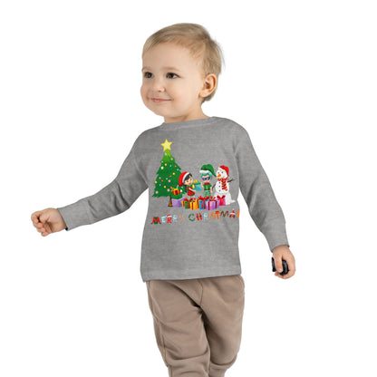 Toddler Long Sleeve Tee - Super kiddo preparing gifts - [[{"value":"Wonderwear Kid"}]]