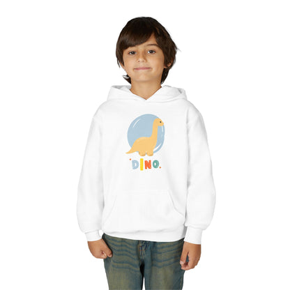 Kids Dino Embrace Hoodie Printify