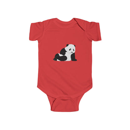 Baby Chilling Panda Bodysuit - Infant Onesie Printify