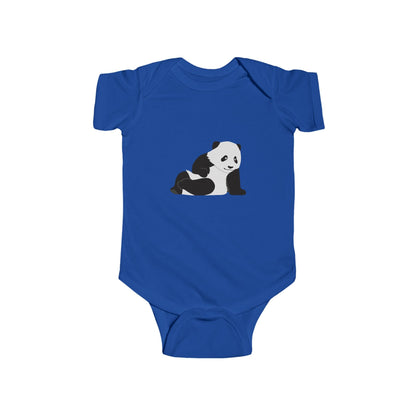 Baby Chilling Panda Bodysuit - Infant Onesie Printify