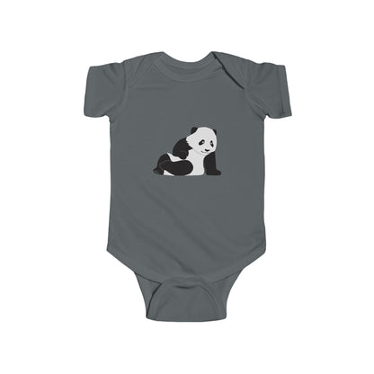 Baby Chilling Panda Bodysuit - Infant Onesie Printify