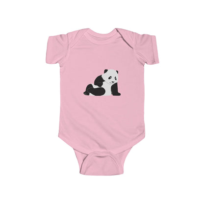 Baby Chilling Panda Bodysuit - Infant Onesie Printify