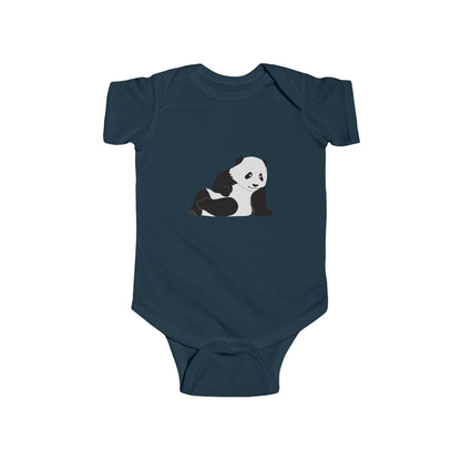 Baby Chilling Panda Bodysuit - Infant Onesie Printify