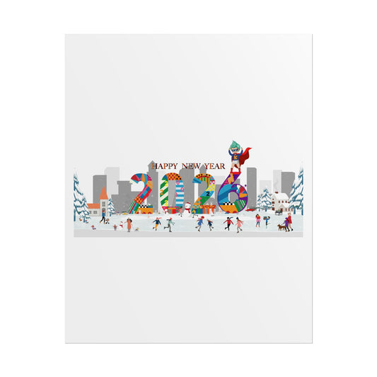 Rolled Posters - Happy 2026 - [[{"value":"Wonderwear Kid"}]]