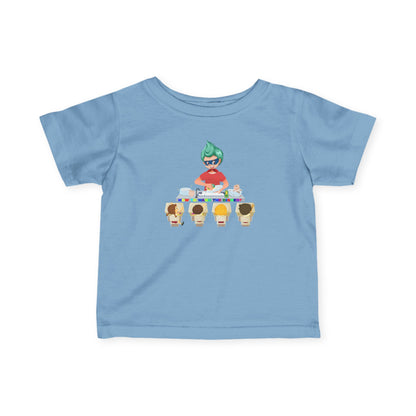 Infant Fine Jersey Tee - Little kiddo teaching to wash dishes - [[{"value":"Wonderwear Kid"}]]