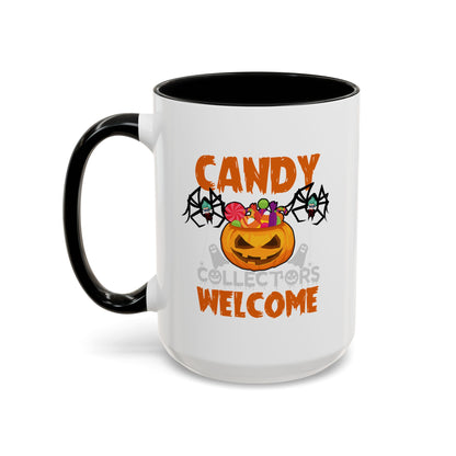 Accent Coffee Mug - Candy collectors by super kiddo Printify