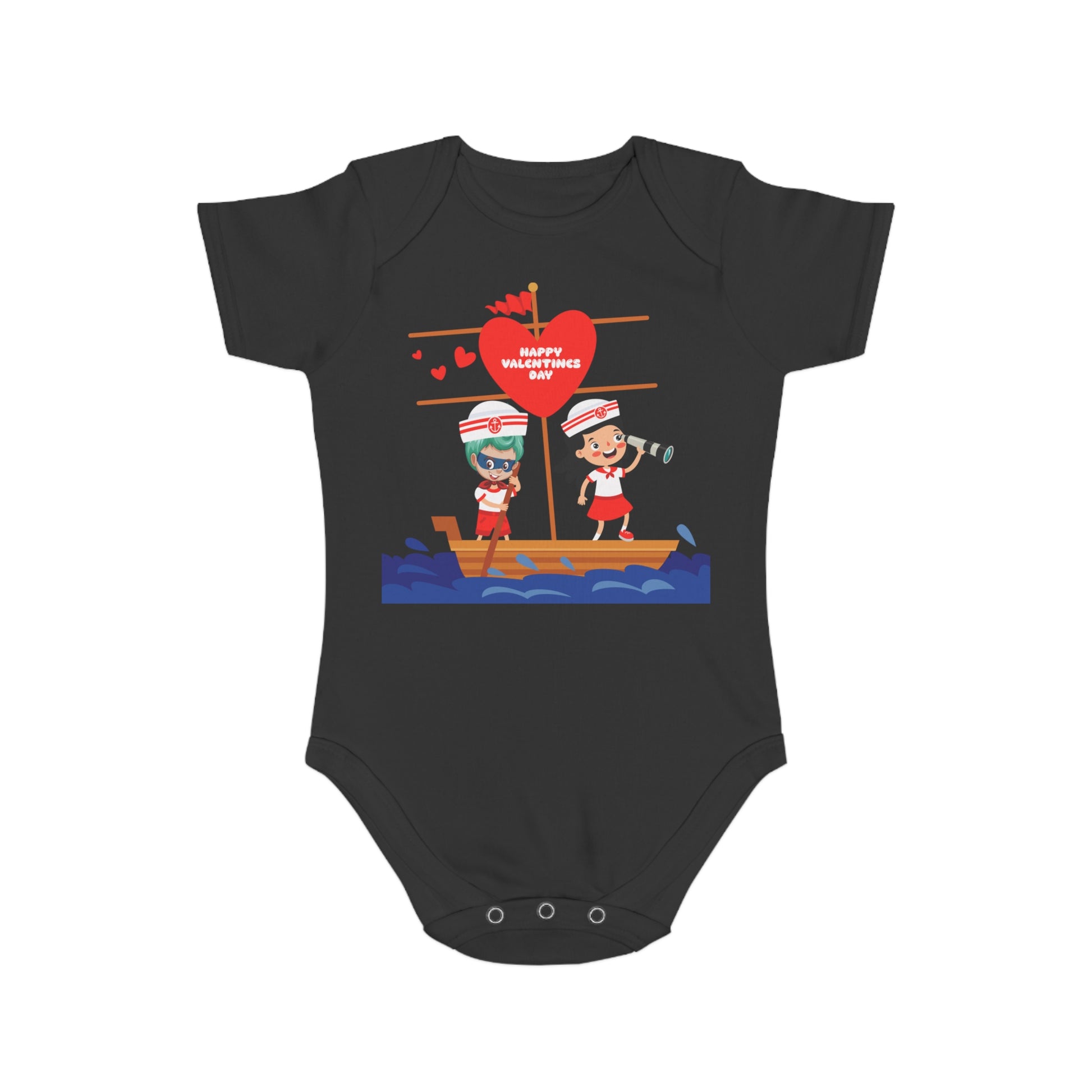 Infant Fine Jersey Bodysuit - Valentines -  Love sailing - [[{"value":"Wonderwear Kid"}]]