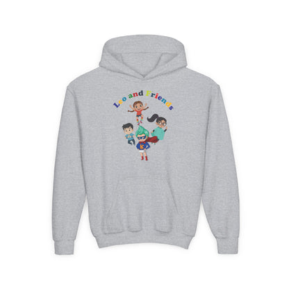 Youth Heavy Blend Hooded Sweatshirt - Leo & Friends - [[{"value":"Wonderwear Kid"}]]