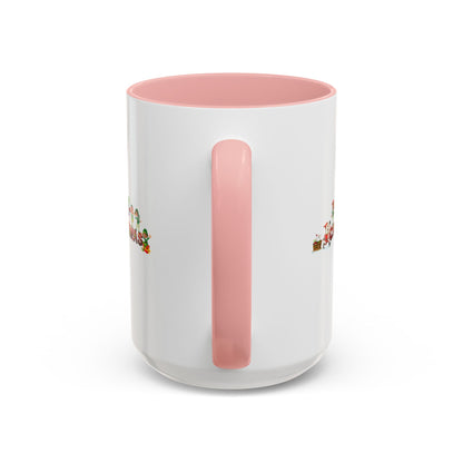 Accent Coffee Mug - Christmas with santa claus and friends - [[{"value":"Wonderwear Kid"}]]