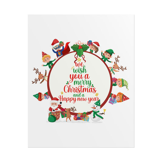 Rolled Posters - We wish you a merry christmas - [[{"value":"Wonderwear Kid"}]]