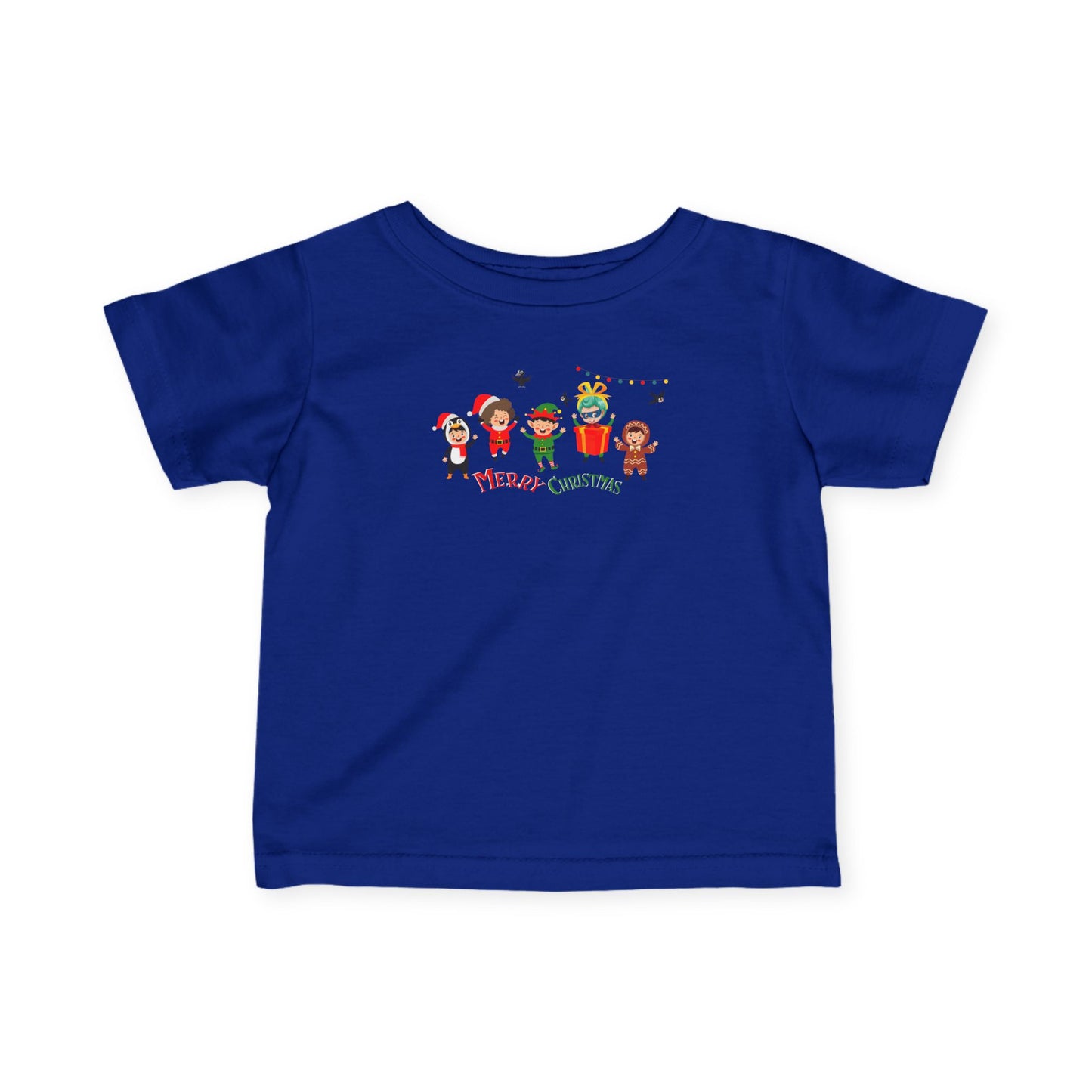 Infant Fine Jersey Tee - Merry christmas by super kiddo and friends - [[{"value":"Wonderwear Kid"}]]
