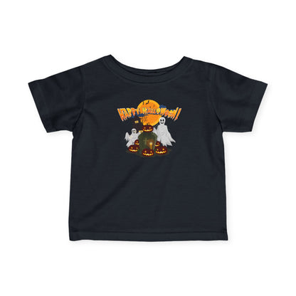 Infant Fine Jersey Tee - Happy holloween - cemetery - [[{"value":"Wonderwear Kid"}]]