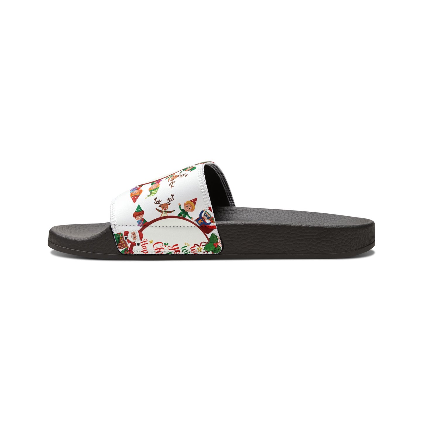 Youth Removable-Strap Sandals - We wish you a merry christmas