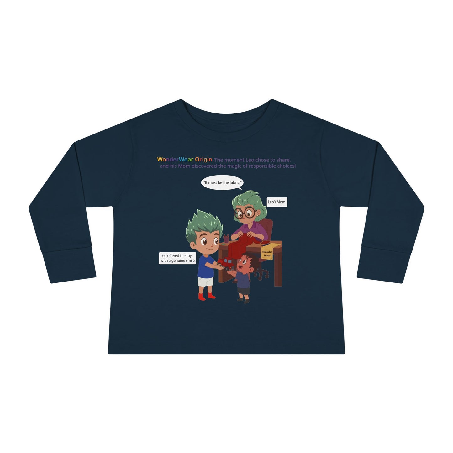 Toddler Long Sleeve Tee - WonderWear Origin - [[{"value":"Wonderwear Kid"}]]