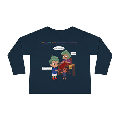 Toddler Long Sleeve Tee - WonderWear Origin - [[{"value":"Wonderwear Kid"}]]