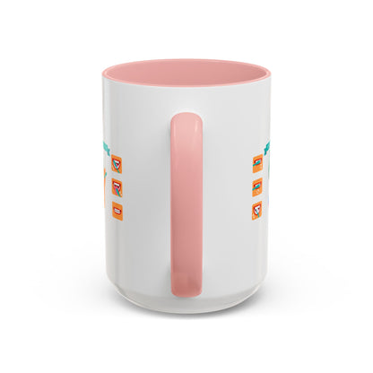 Accent Coffee Mug - Super kiddo how to brush teeth - [[{"value":"Wonderwear Kid"}]]