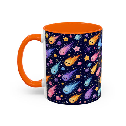 Accent Coffee Mug  (11/15 oz) - Cosmic Comet