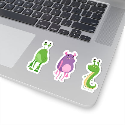 Kiss-Cut Vinyl Decals - Baby monsters Printify