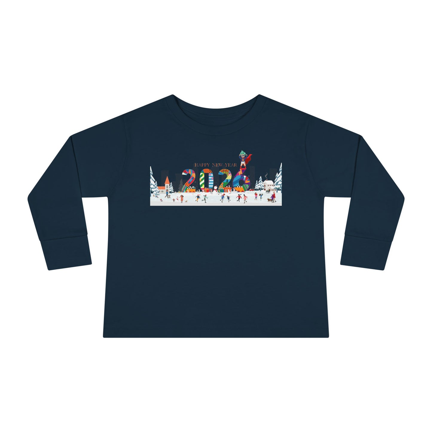 Toddler Long Sleeve Tee - Happy 2026 - [[{"value":"Wonderwear Kid"}]]