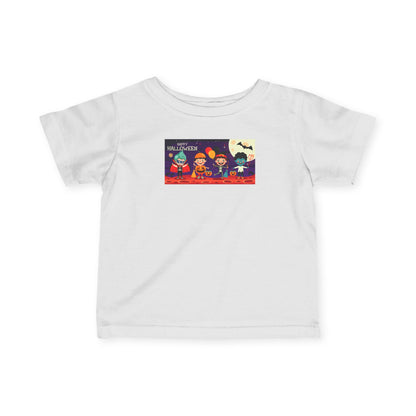 Infant Fine Jersey Tee - Super kiddo with friends on holloween - [[{"value":"Wonderwear Kid"}]]