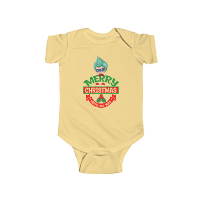 Infant Bodysuit - Merry chridtmas from super kiddo - [[{"value":"Wonderwear Kid"}]]