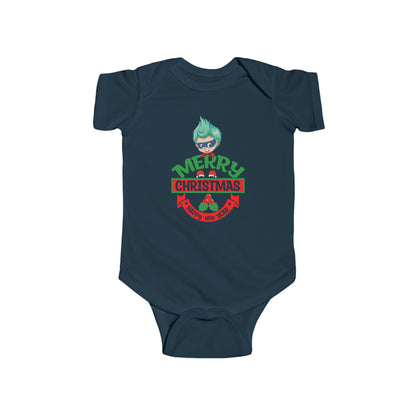 Infant Bodysuit - Merry chridtmas from super kiddo - [[{"value":"Wonderwear Kid"}]]