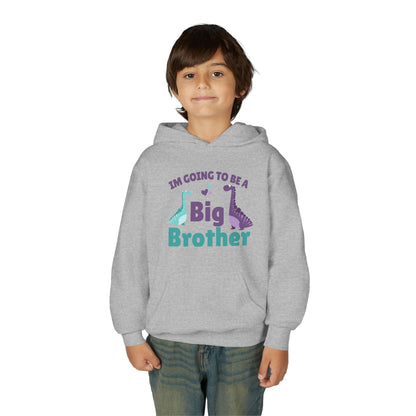 Kids Big Brother Dinosaur Hoodie Printify