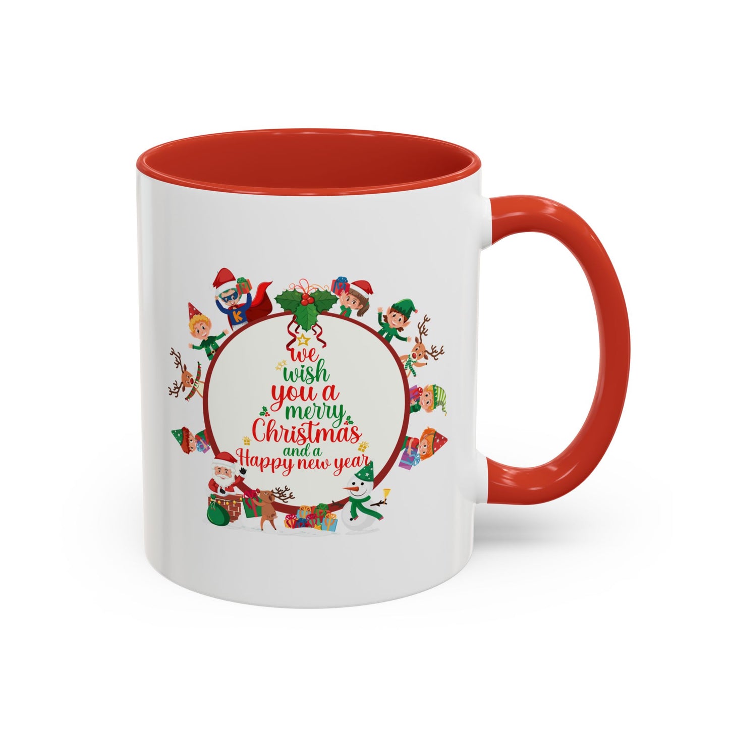 Accent Coffee Mug - We wish you a merry christmas